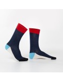 Navy blue men\'s socks SM07 - Online store - Boutique